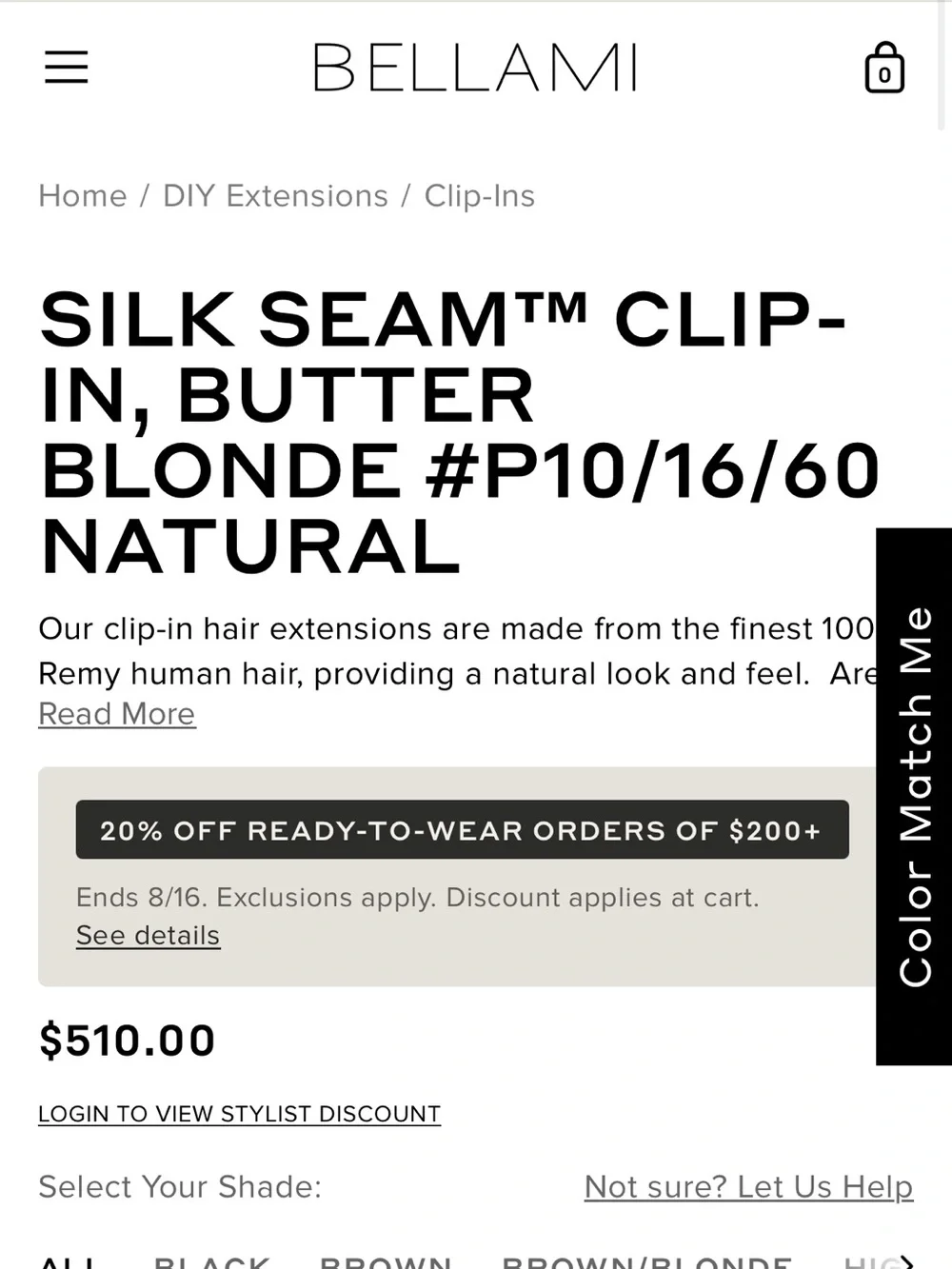 BELLAMI Honey Blonde Wavy Clip-In Extensions